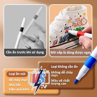 Bút Màu Acrylic Marker Cao Cấp, Hộp Bút 12/24/36/48/60/80 Màu, Bút Lông Màu Cho Bé Học Tập Và Vẽ Tranh Sáng Tạo