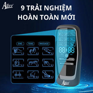 Máy massage xung điện thương hiệu Alizz máy massage kèm 4 miếng dán (hàng tốt)