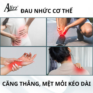Máy massage xung điện thương hiệu Alizz máy massage kèm 4 miếng dán (hàng tốt)