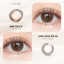 Kính áp tròng khoá ẩm 8H 3 Tháng Màu Nâu Chocolate CARASE, Lens cận B AMIE CHOCO