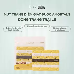 Bông mút trang điểm Amortals cao cấp – có thể giặt và dùng nhiều lần | PEAR