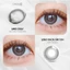 Kính áp tròng khoá ẩm 1 Ngày Màu Xám Tro Trầm Ánh Xanh CARASE, Lens cận AMIE GRAY