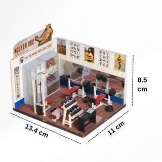 Mô hình tự lắp ráp DIY - TẠ - CH135-01