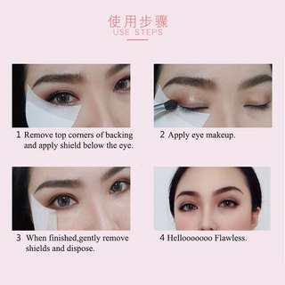 Miếng dán mắt tạo khung mắt, trang điểm mắt khói, miếng dán cách ly dùng để trang điểm mắt】