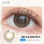 Kính áp tròng khoá ẩm 8H 3 Tháng Màu Nâu Mật Ong Nhạt CARASE, Lens cận B RENA BROWN