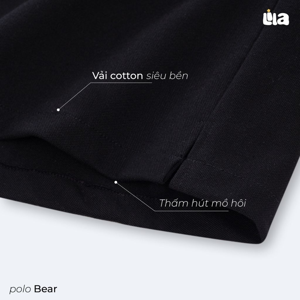 Set áo váy polo Local Brand LiLa, áo thun nam nữ unisex có cổ vải cotton, đầm polo nữ có cổ đứng form, tôn dáng