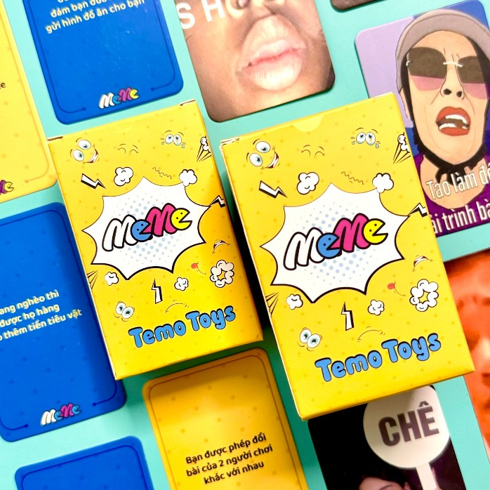 Bộ bài Meme boardgame học đường hài hước chơi tết nhóm cùng bạn bè, gia đình