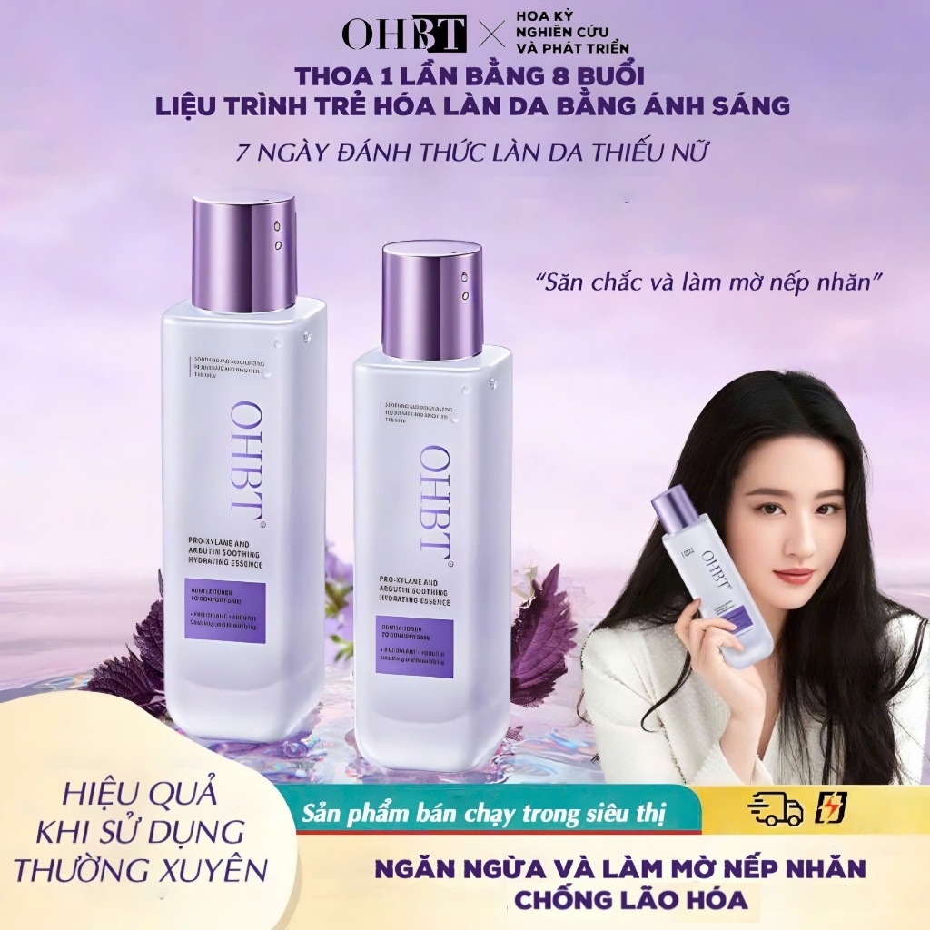 Nước Cân Bằng Cấp Ẩm Toner OHBT Pro-xylane & Arbutin Soothing Hydrating Essence 120ML