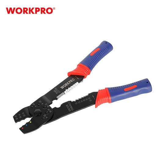 Kìm tuốt dây đa năng WORKPRO WP291001 kích thước 200mm, tuốt dây 0,75 - 6mm, cắt và tuốt các cỡ phổ thông