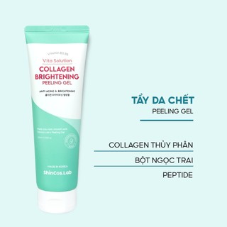 Tẩy da chết chống lão hóa sáng da SHINCOS.LAB Collagen Brightening Peeling Gel