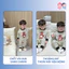 C54- set 2 bộ dài chó nháy mắt sọc ngang- a100.271