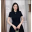 Váy Cổ Sơ Mi Cộc Tay