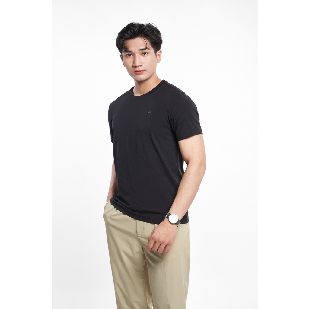 Áo Thun Nam Basic Tay Ngắn Chất Cotton Thoáng Mát NINOMAXX 2505013