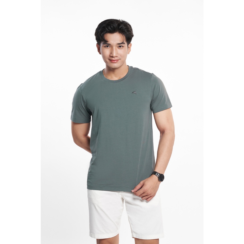 Áo Thun Nam Basic Tay Ngắn Chất Cotton Thoáng Mát NINOMAXX 2505013