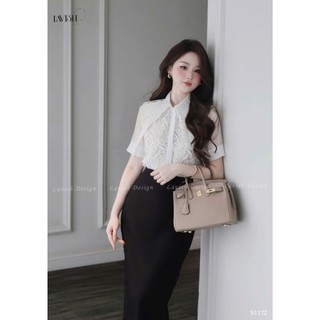 Set Áo Ren Phối Chân Váy Thanh Lịch – Chất Liệu Cao Cấp, Dáng Chuẩn Sang Trọng | Lavish Design - S1172