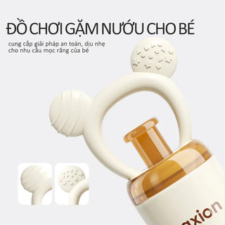 Youkebei Túi nhai ăn dặm cho bé  silicone từ 4 tháng tuổi giúp bé tập nhai an toàn túi núm nhai hoa quả cho bé