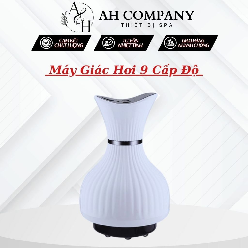 Máy Giác Hơi 9 Cấp Độ Giúp Đả Thông Kinh Mạch Thiết Kế Cầm Tay Nhỏ Gọn Tiện Dụng Với 3 Đầu Thay Thế