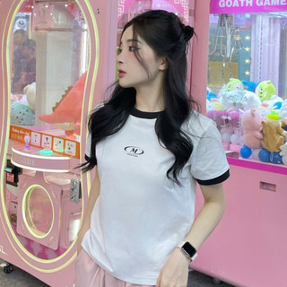 Áo thun Baby Tee LOGO M Đơn Giản Thoải Mái Đi Học Đi Làm | Under Thinker