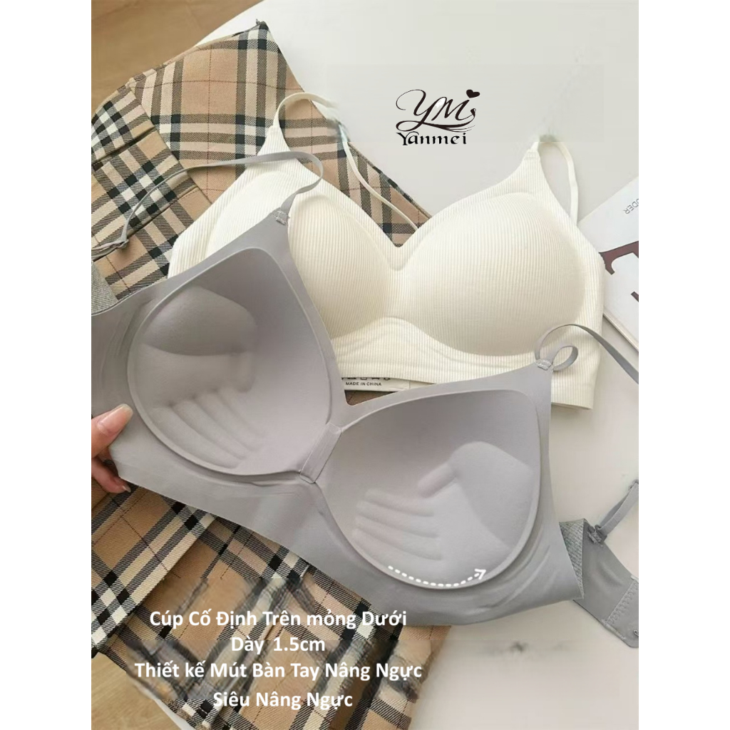 [5193#] Áo lót su gân áo lótc sinh, áo ngực học sinh nâng nhẹ, áo bra chất liệu cotton cài sau, áo lót mút mỏng học sinh
