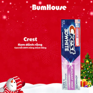 Kem Đánh Răng Crest 3D White Radiant Mint - 93g