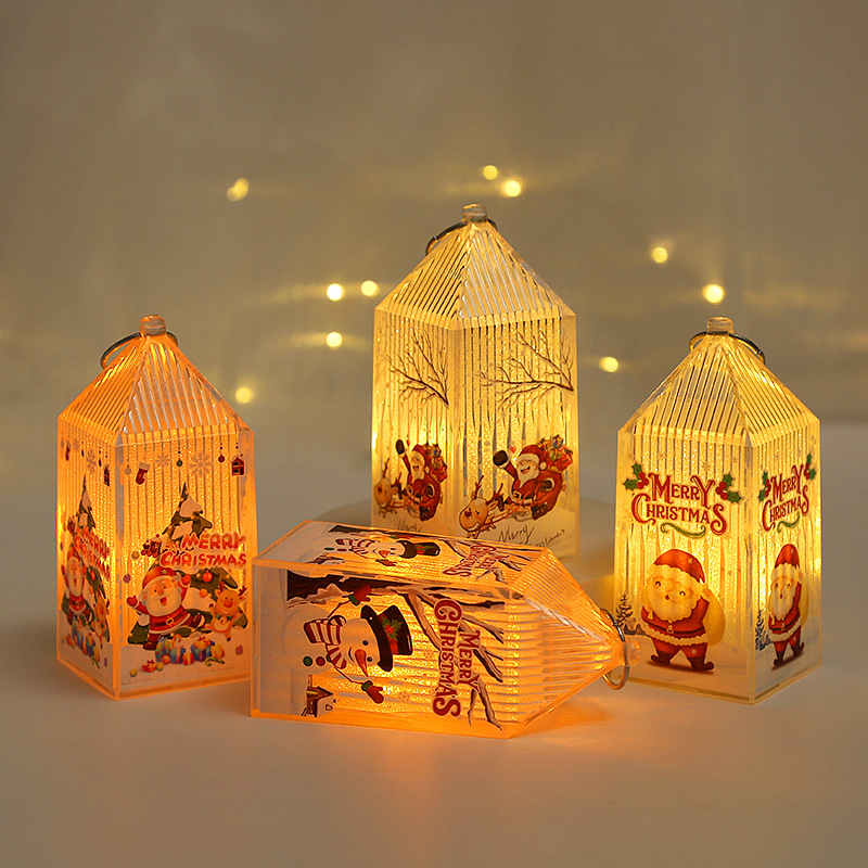 Đèn ngủ mini Giáng Sinh dễ thương – đồ trang trí Noel ông già tuyết, cây thông, người tuyết, quà tặng doanh nghiệp trang