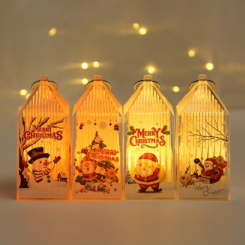 Đèn ngủ mini Giáng Sinh dễ thương – đồ trang trí Noel ông già tuyết, cây thông, người tuyết, quà tặng doanh nghiệp trang