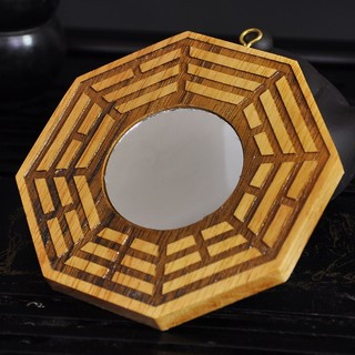 Gương Bát Quái Cửu Cung Phong Thủy ( Lồi ) - Trấn Tà Hóa Sát 10/13/18cm - Phong Thủy Bình An