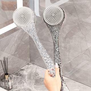 Cọ Tắm BÍ NGÔ SÓNG NƯỚC 2IN1 Cao Cấp - Cọ Tắm 2 Mặt Cán Acrylic Tẩy Tế Bào Chết, Massage Cơ Thể Hiệu Quả🛁