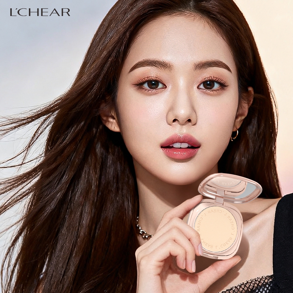 Phấn Phủ Nén LCHEAR Chống Nắng SPF30 PA+++, Phấn Phủ Kiềm Dầu, Mỏng Nhẹ, Mịn Lì, Trắng Da 8g