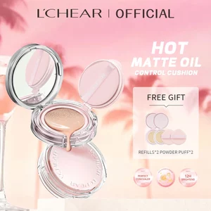 Phấn Nước Cushion LCHEAR Kiềm Dầu, Nâng Tông Tự Nhiên, Che Phủ Hoàn Hảo, Mỏng Nhẹ, Kèm Lõi Thay Thế 10g