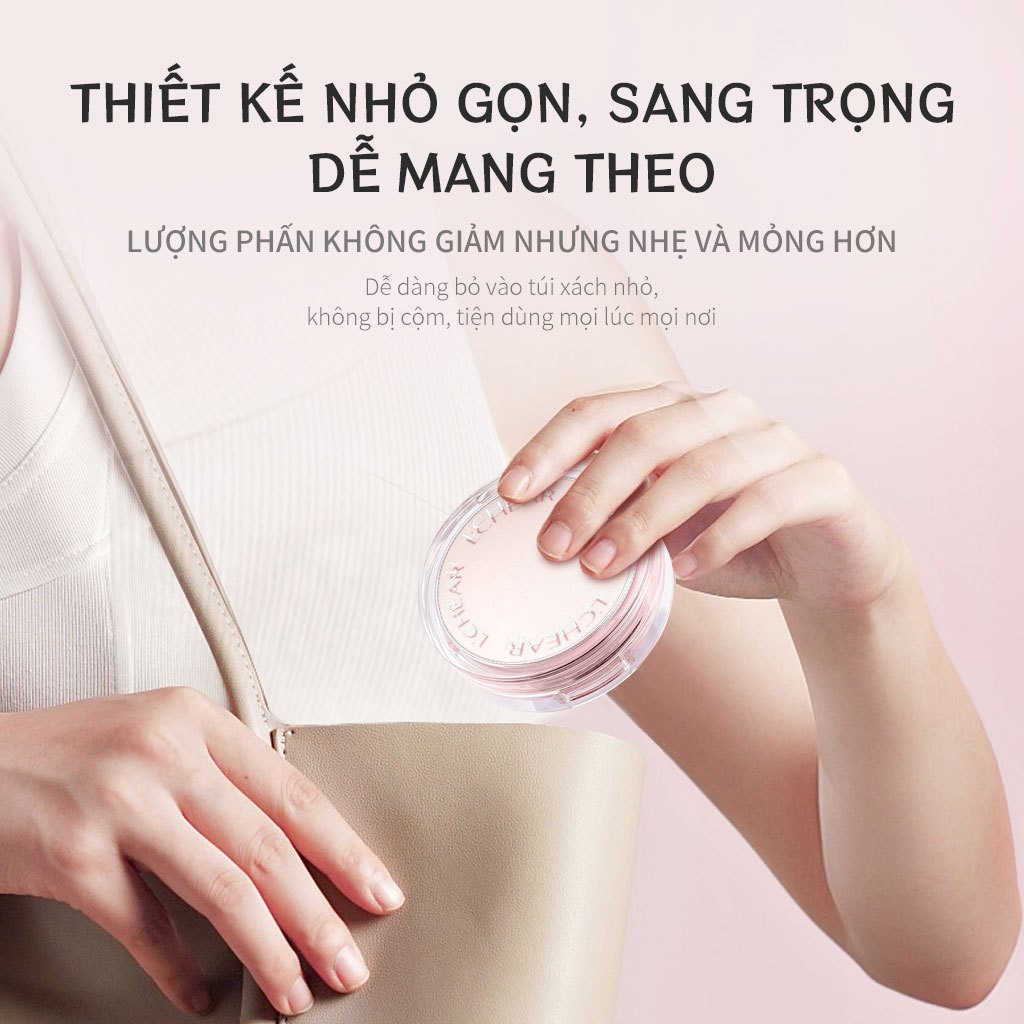 [Mua 1 tặng 4] Phấn Nước Cushion LCHEAR Kiềm Dầu, Nâng Tông Tự Nhiên, Che Phủ Hoàn Hảo, Mỏng Nhẹ, Kèm Lõi Thay Thế 10g