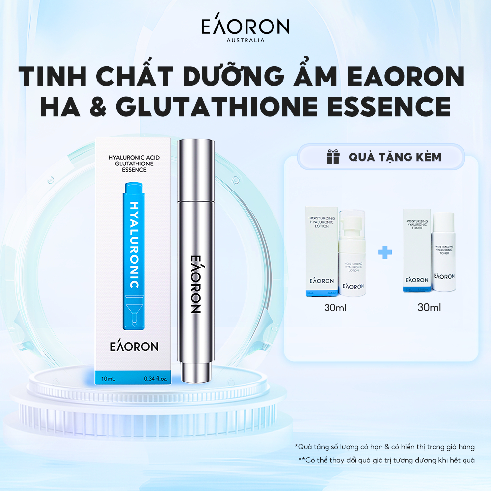 eaoron hyaluronic acid glutathione essence 10ml Tinh Chất Cấp Nước Dưỡng Ẩm (10ml) Specification:10 mg vial