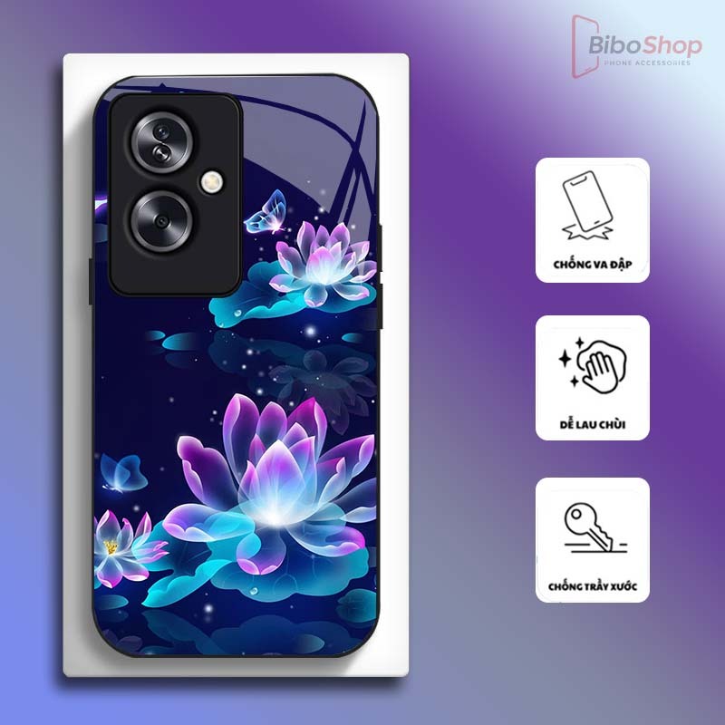 Ốp Lưng cho OPPO RENO 11F 5G Hoa Sen Nghệ Thuật – Thiết Kế Sang Trọng, Chống Trầy Xước Cao Cấp