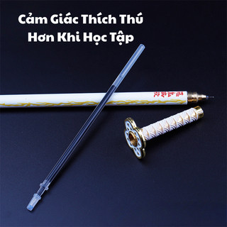 Bút Đồ Chơi Amine Nhật Bản Demon Slayer, Bút Anime Kimetsu No Yaiba-Ngòi Bút 0.5mm Mực Đều Nhanh Khô, Quà Tặng Cho Bé