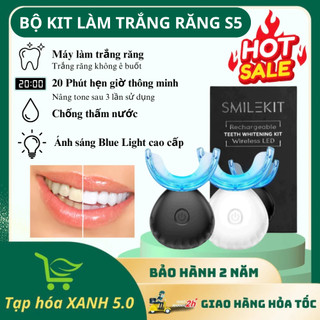 Máy Làm Trắng Răng SMILEKIT S5 Giúp Răng Trắng Sáng, Không Gây Ê Buốt, Chắc Khỏe Từ Sâu Bên Trong
