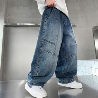Quần Jean Dáng Xuông Cho Bé Trai – Style Năng Động, Form Chuẩn, Vải Mềm