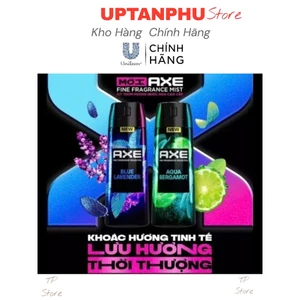 Xịt thơm khử mùi cao cấp AXE 135ml, Fine Fragrance mist lưu hương tinh tế và khử mùi lên tới 72h