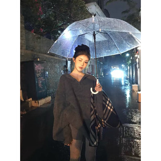 Le rouge | Badum sweater Áo khoác hoodie nỉ len chui đầu có mũ