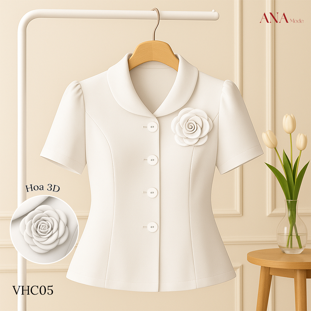 Set Quà Tặng Mẹ Ý Nghĩa Thương Hiệu ANA Mode (Áo VHC05 kèm hộp quà)