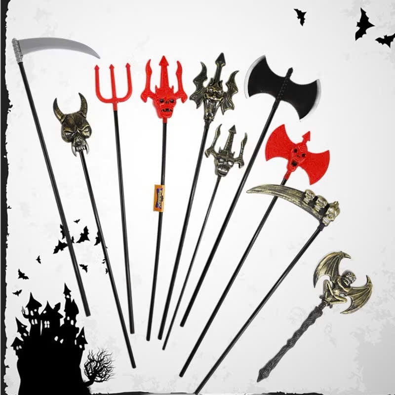 Phụ kiện hóa trang halloween- đồ chơi vũ khí bằng nhựa