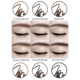 Chì Kẻ Mày 2 Đầu Hàn Quốc THE FACE SHOP Pencil