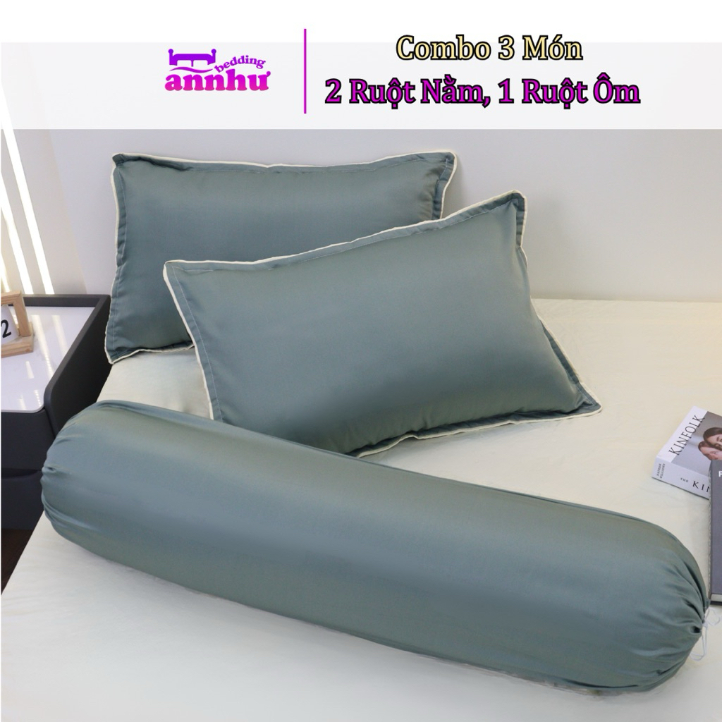 Combo 3 Ruột Gối Lụa Thái, 2 Ruột Nằm 45x65cm Và 1 Ruột Ôm 35x100cm An Như Bedding