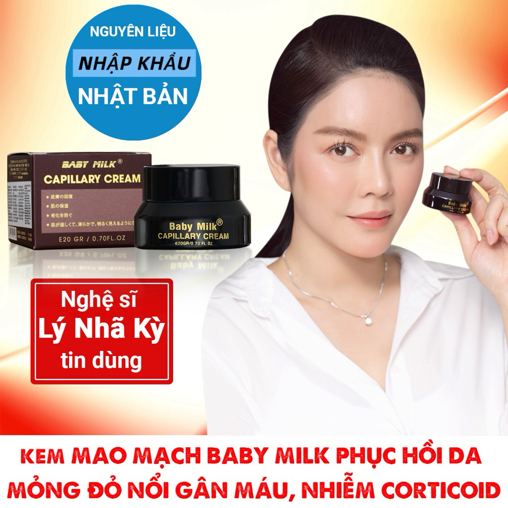 [Hot] Kem Mao Mạch Baby Milk Phục Hồi Da Mỏng Đỏ Nhiễm Corticoid 20g - Hàng Hiệu Cao Thiên Nhi