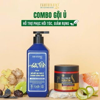 Dầu Gội thảo dược NAMNUNG thành phần từ bồ kết giảm rụng giảm gàu ngứa dưỡng tóc mềm mượt chắc khỏe