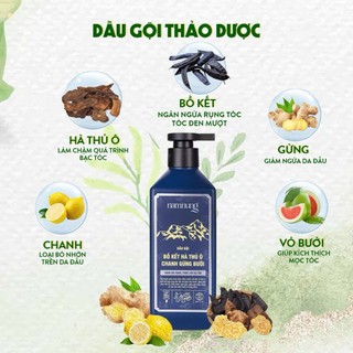 Dầu Gội thảo dược NAMNUNG thành phần từ bồ kết giảm rụng giảm gàu ngứa dưỡng tóc mềm mượt chắc khỏe