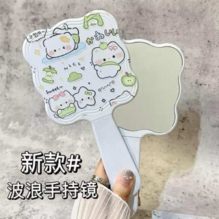 Gương kèm lược hình Hello Kitty dễ thương Gương lược Kitty cầm tay soi trang điểm nhỏ gọn