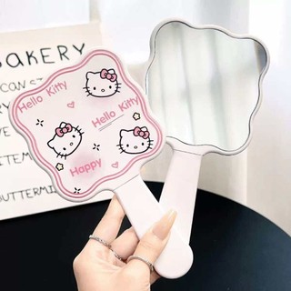 Gương kèm lược hình Hello Kitty dễ thương Gương lược Kitty cầm tay soi trang điểm nhỏ gọn