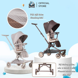 [NEW 2026] Xe Đẩy Cho Bé Baobaohao V22-A Chính Hãng, Xe Đẩy Gấp Gọn Du Lịch 2 Chiều Với 3 Chế Độ Ngả Êm Ái Thoải Mái
