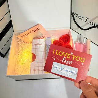 (SWL+10 thẻ cào) Combo hộp quà kèm phụ kiện kèm thẻ cào xinh xắn, quà tặng sinh nhật, valentine, giáng sinh....