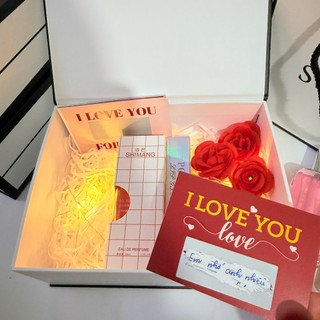 (SWL+10 thẻ cào) Combo hộp quà kèm phụ kiện kèm thẻ cào xinh xắn, quà tặng sinh nhật, valentine, giáng sinh....